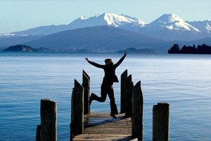 Pier at Lake Taupo